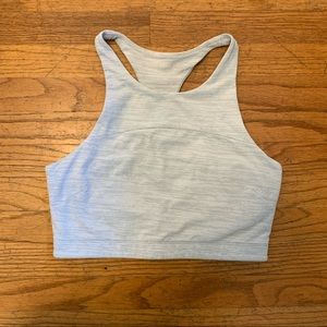 Outdoor Voices Move Free Crop Top (light blue).